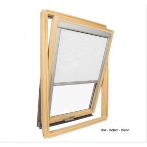 Avosdim Store isolant pour fen&ecirc;tre de toit Velux Blanc - Code dimension 304 ou 1 ou M04