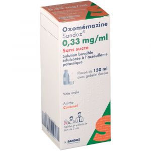 Image de Sandoz Oxom&eacute;mazine 0,33 mg/ml s/s - 150 ml SOLUTION GINGIVALE