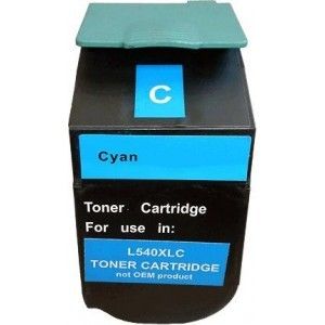 Image de Toner compatible Lexmark C540H2CG - Couleur : Cyan