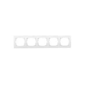 Kanlux Cadre 5 Slots Horizontal LOGI Blanc