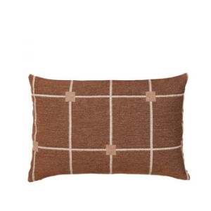 Broste Copenhagen Housses de coussins TILA Marron - Taille 40x60 cm