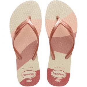 Havaianas Fantasia Gloss, Tongs Confortables, Minimalistes et Polyvalentes, avec Touches Brillantes, Femme