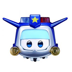 Super Wings Toys for 3 4 5 6 7 8 9 Year Old Boy Girl, Paul Super Pet w/ Light Facial Expressions Interchanging Gift, Blue