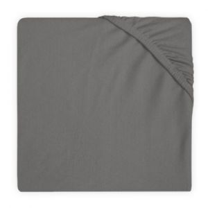 Jollein Drap housse enfant Jersey storm grey 60x120 cm - Taille 60x120 cm