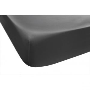 Declikdeco Les classiques - Drap-housse en coton - gris fonc&eacute;