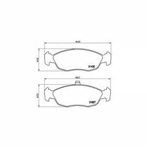 Brembo 4 plaquettes de frein P61051