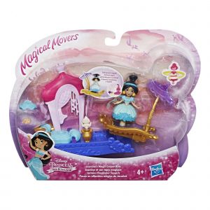 Hasbro Disney Princesses - Mini poupée mouvement magique - Jasmine et son tapis volant