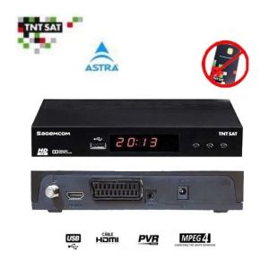 Sagemcom SAGEM DS81HD D&Eacute;CODEUR SATELLITE TNTSAT HD (ASTRA 19.2&deg;) (VENDU SANS CARTE)
