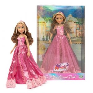 Winx, Poupée articulée, 26 cm, Série Tenue de Bal à Alfea, Modèle Flora, pour Les Enfants dès 3 Ans, WNX703