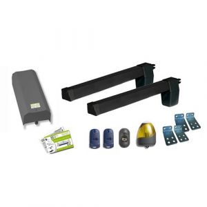 Kit Motorisation Portail Automatisme HDME Ducati Home Automation HC819 - Pour portail &agrave; 2 vantaux battants maxi 2 m 150 kg chaque vantail