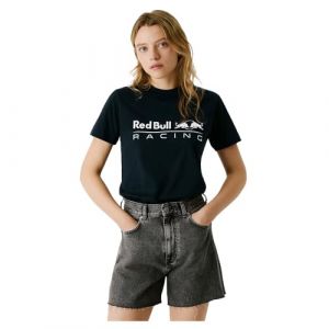 Red Bull X Pepe Jeans Standard Fit Tee T-Shirt, Bleu (Azul Dulwich), L Femme