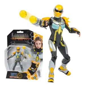 GP Toys Gormiti, Figurine articul&eacute;e 15 cm, Scion avec Fonction d'attaque, Mod&egrave;le Air - Skye, pour Les Enfants &agrave; partir de 4 Ans, GRV111