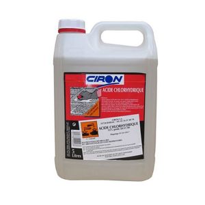 Ciron Acide chlorhydrique 5 litres : delzongle 73400105