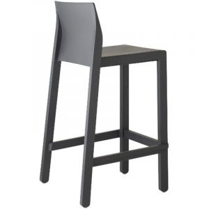 Scab Tabouret design en plastique anthracite