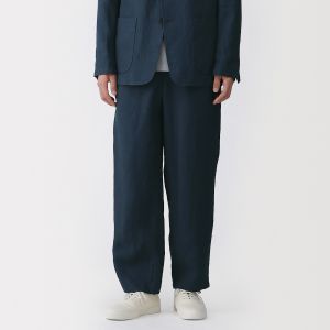 Pantalon en lin lav&eacute; pour homme