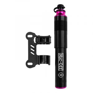 Muc-Off Pompe &agrave; main Airmach Mini Presta & Schrader noir/rose