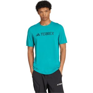 Adidas Tee-shirt de randonnée à manches courtes homme terrex multi climacool logo tech