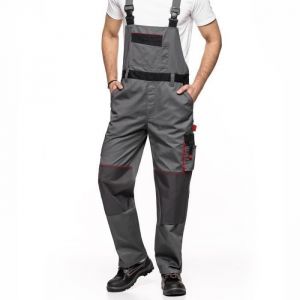 Salopette de travail LENNOX AVACORE gris-noir Taille 48 (86-90)
