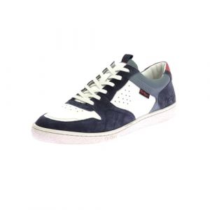 Kickers Homme Karma Basket, Marine Blanc Casse Rouge, 40