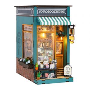 Dam Biblioth&egrave;que alma. Coin lecture r&eacute;aliste avec un grand d&eacute;tail.