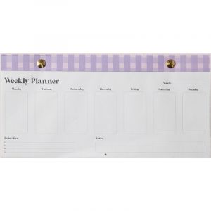 Agenda hebdomadaire Siman SKLUM Violet Lavande 12 cm