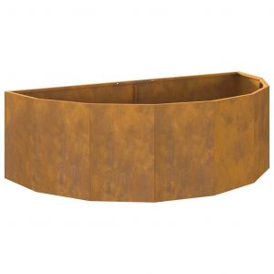 VidaXL Jardini&egrave;re Rouill&eacute; 120 X 60 X 35 Cm