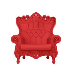 Slide Fauteuil enfant en plastique design moderne Little Queen Of Love Couleur: Rouge