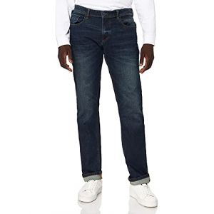 Image de Camel Active 5-Pocket Houston Jean Droit, Bleu