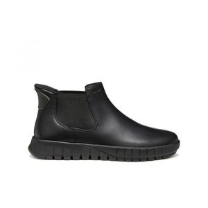 Geox Femme D Flextride Plus B Bottines Chelsea, Noir, 37 EU