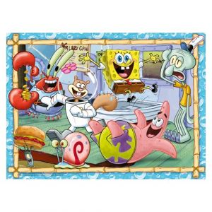 Ravensburger Puzzle Enfant - 200 pi&egrave;ces XXL - Nouvelles Aventures &agrave; Bikini Bottom/Bob l'&eacute;ponge - Fille ou gar&ccedil;on d&egrave;s 8 Ans - Puzzle de qualit&eacute; sup&eacute;rieure - 12004234