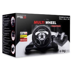 Bigben Volant vibrant avec pédalier pour PlayStation 3