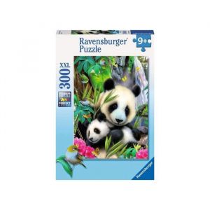 Image de Ravensburger Puzzle xxl 300 pieces panda et bebe panda dans la foret - animaux de la foret - enfant