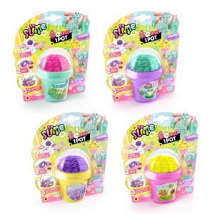 Canal Toys So Slime - Slime Flower 1 Pot - Colore ta Cr&eacute;ation Grace &agrave; la Fleur - Personnalise la avec des D&eacute;corations & Charms - Id&eacute;e Cadeau Enfant 6 Ans+ - Loisir Cr&eacute;atif - Assortiment - SSC 417