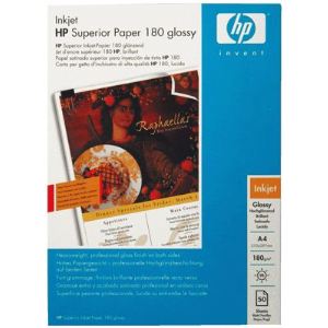 HP 50 feuilles de papier photo glacé 180 g/m² (A4)