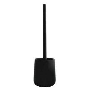 MSV Brosse Wc avec support Céramique MAONIE Noir Mat