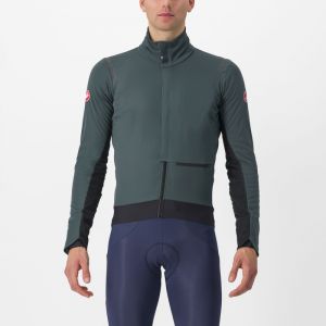 Castelli Alpha Doppio RoS Jacket - Veste vélo homme Rover Green / Black Reflex / Silver XL