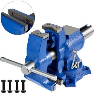 VEVOR Étau d'Établi Étau de Table Pliable Étau Base Pivotante Polyvalent 132 mm