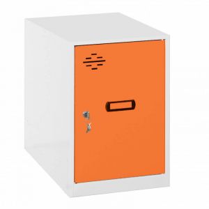 Mini casier 40 cm blanc et orange Simonlocker Simonrack