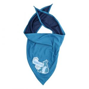 CoolPets Bandana Chien L - Tour de Cou 30 à 36 cm - Collier Bandana rafraichissant Chien - Chien rafraichissant - 80 x 60 x 60 cm - Bleu