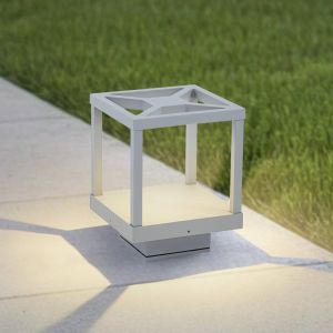 LED Borne Eclairage Exterieur 'Lealan' en aluminium