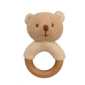 Egmont Toys Hochet en bois Marcel ourson