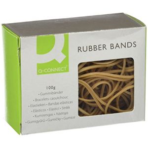 Q-connect 54317 Bracelet Caoutchouc Plastique Assorties