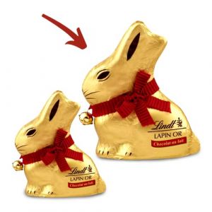 Image de Lindt Lapin Or Goldhase- Chocolat lait -500g