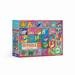 Eeboo Animal Abc Puzzle 20 pièces