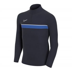 Image de Nike Maillot d'Entraînement Academy 21 Drill Top - Bleu Foncé/Blanc/Bleu Enfant, pointure XL: 158-170 cm - Bleu - Taille XL: 158-170 cm