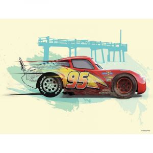 Affiche Art Cars Lightning McQueen 40x30cm,