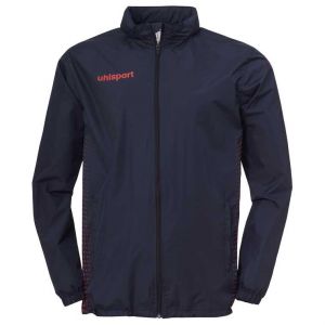 Uhlsport Score Veste de Pluie Homme, Marine/Fluo Rouge, XXL