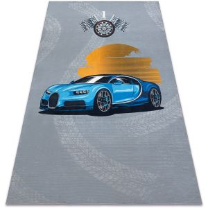 Rugsx Tapis Tapis lavable BAMBINO 41730 Voiture, course pour 160x220 cm