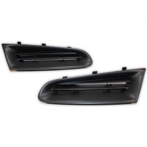 FINAO FRANCE - 2 x Grilles de calandre noires droite et gauche pour Clio 3 III