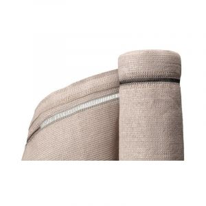 Brise vue 220 g/m&sup2; occultation &eacute;lev&eacute;e H2m00 x 10m Taupe